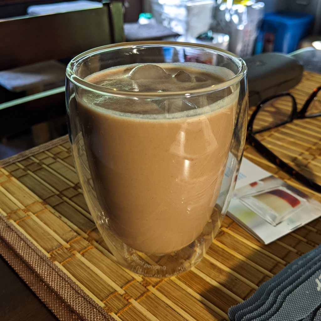 Picture of Peanut Butter Chocolate Banana Smoothie
